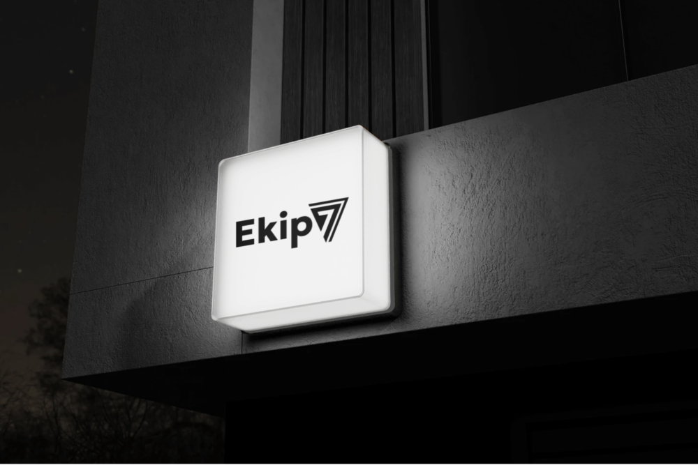 AI Designer-Outdoor light box light sign logo mockup